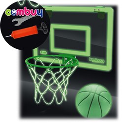 KB001547 KB001548 - Sport toys score children luminous hanging basketball hoop set